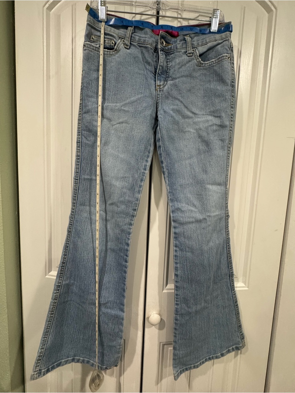 GLO jeans Light Blue Flare Wide-Leg Jeans